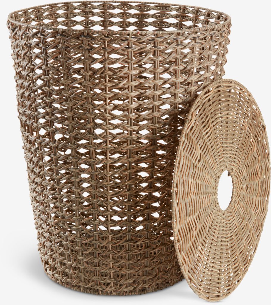 Laundry basket CURT D40xH55cm with lid - JYSK
