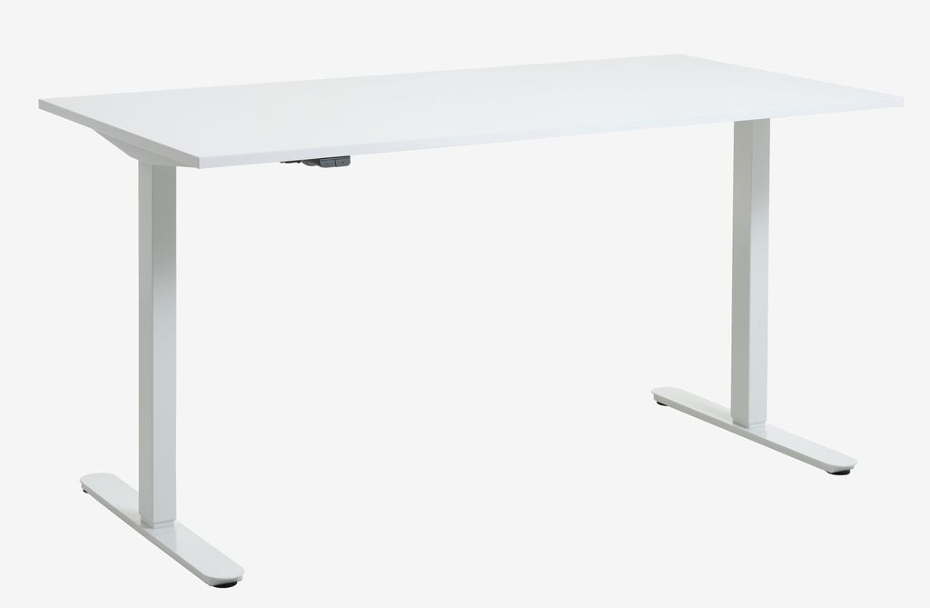 Height adjustable desk SVANEKE 70x140 white - JYSK