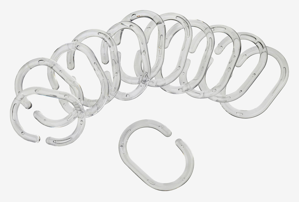 Shower curtain rings VAREKIL pack of 12 - JYSK