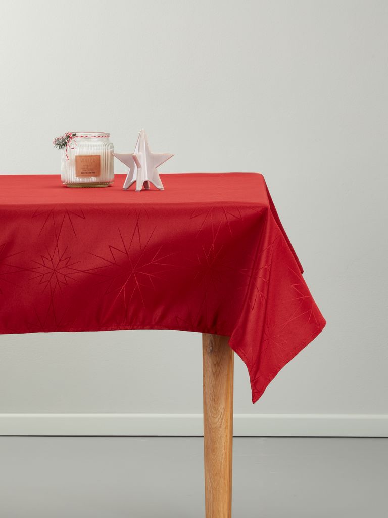 Tablecloth GALENA 140x240 red - JYSK
