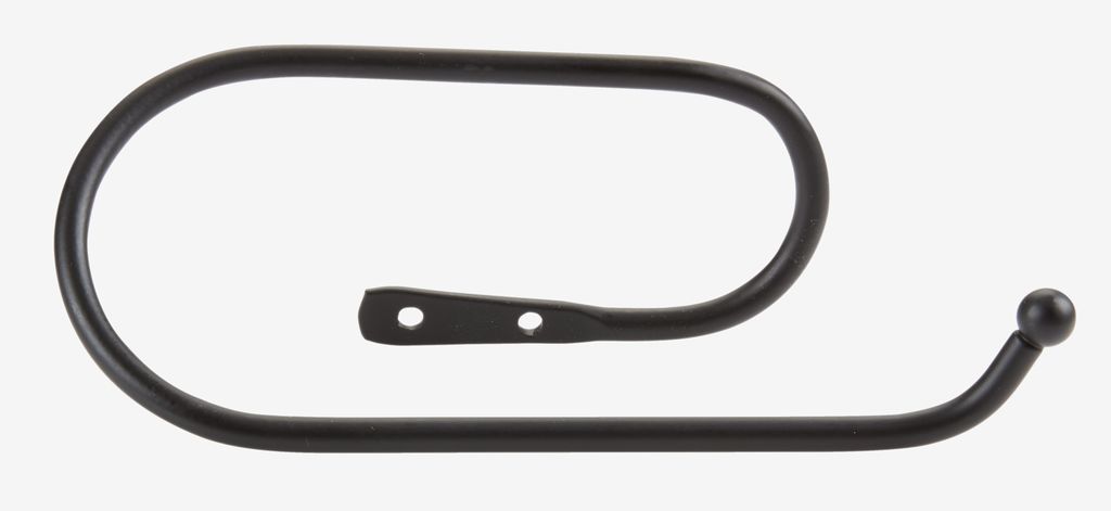 Toilet roll holder ILSBO metal black SDP - JYSK