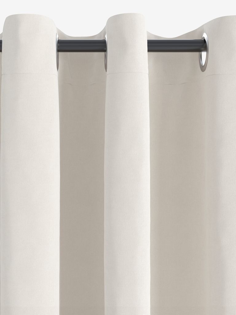 Curtain NESVATN 1x140x300 chenille cream - JYSK