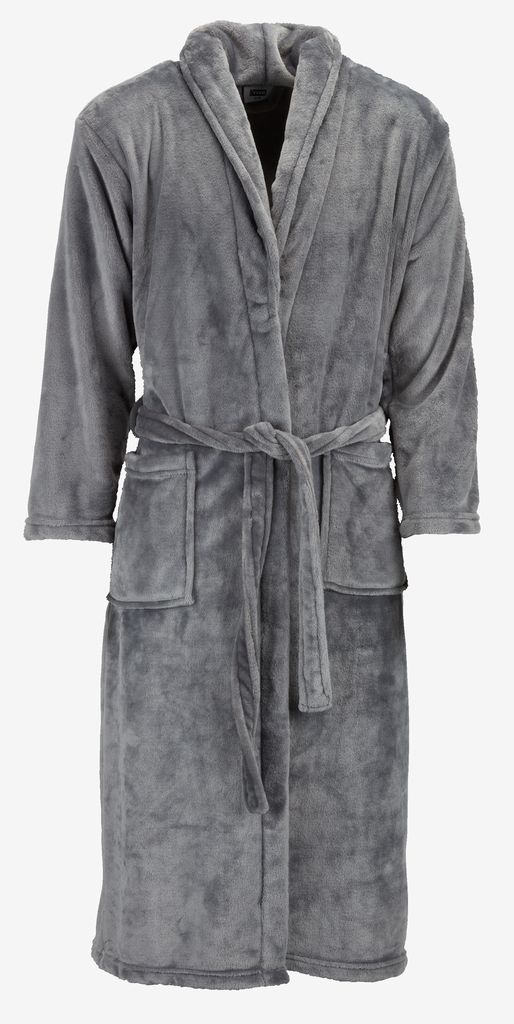 Bathrobe LERUM S/M dark grey - JYSK