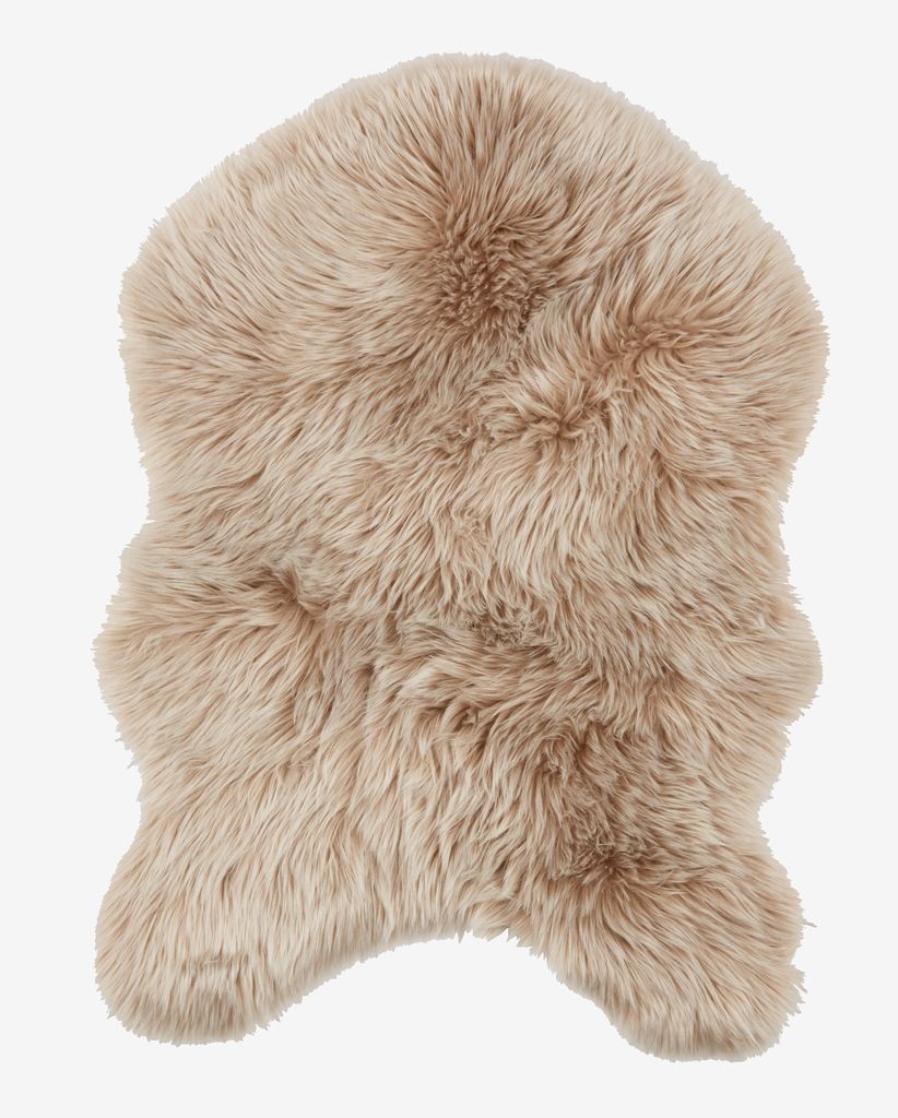 Faux lambskin TAKS 60x90 beige - JYSK