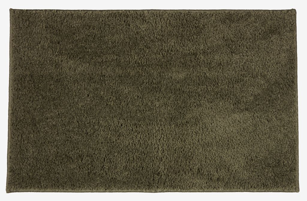 Bath mat KARLSTAD 50x80 olive green KRONBORG - JYSK