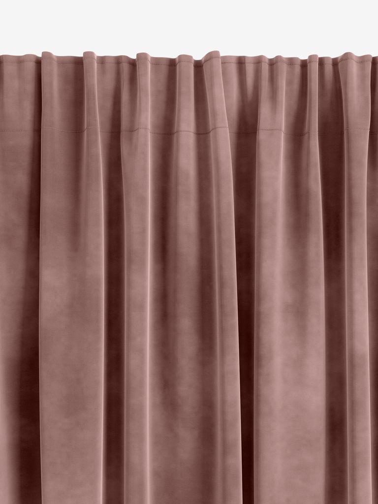Curtain AUSTRA 1x140x300 velvet rose - JYSK