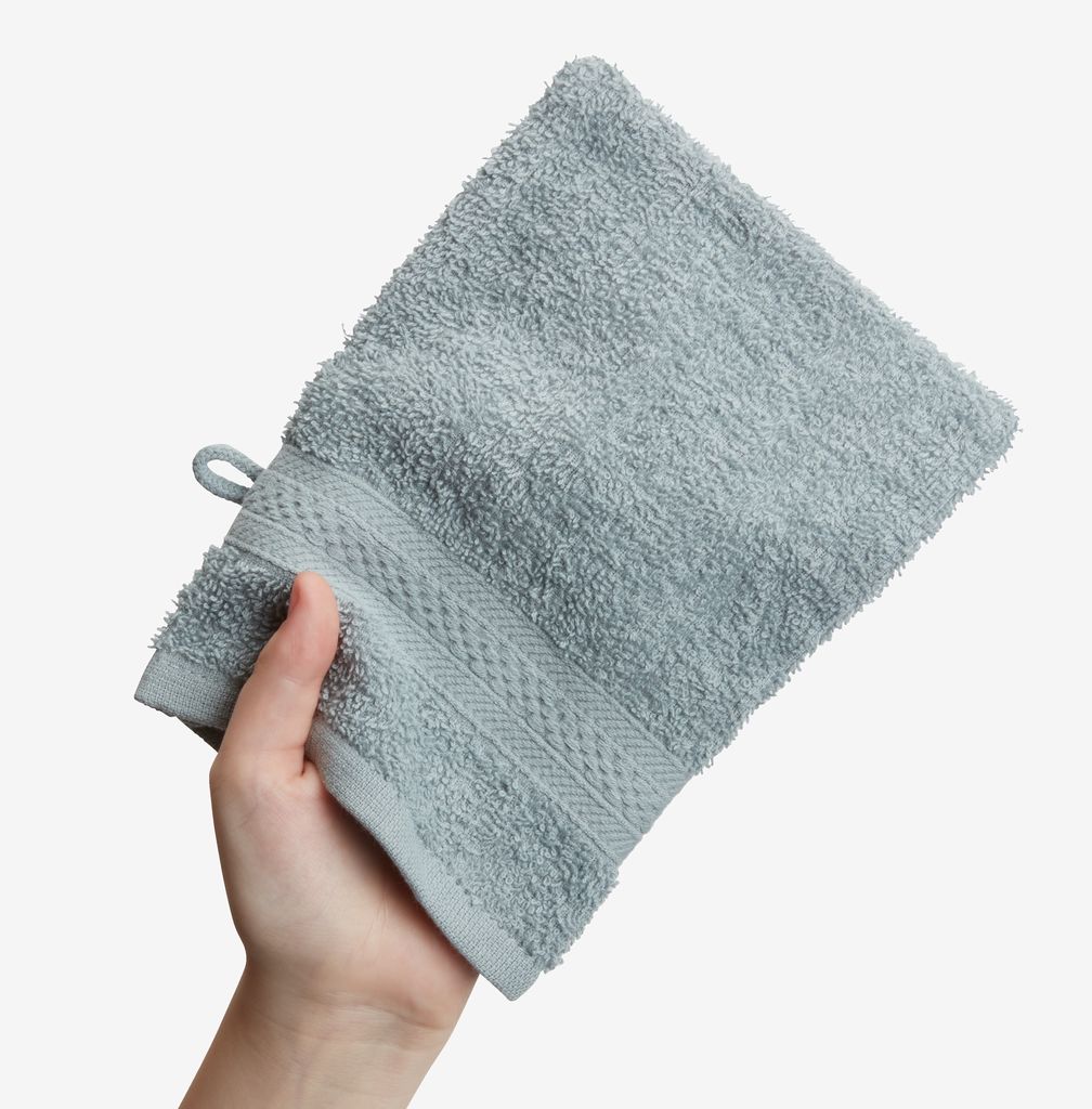 Wash glove UPPSALA 14x20 dusty blue - JYSK