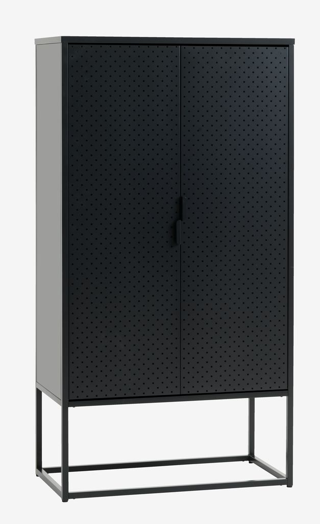 Cabinet VIRUM 2 doors black - JYSK