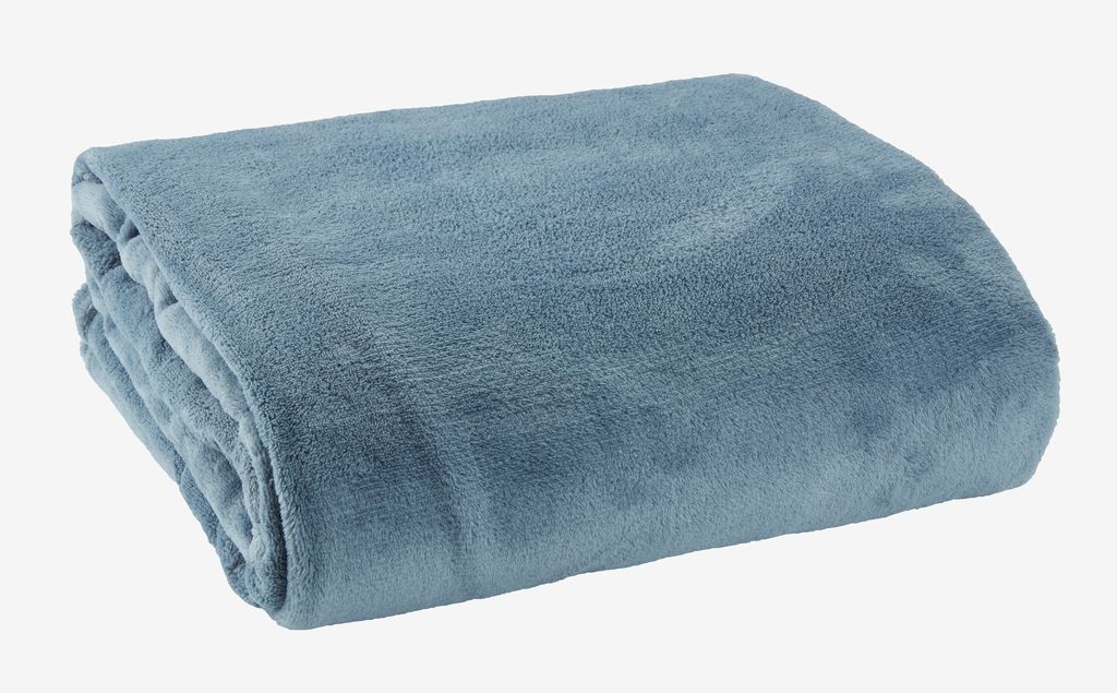 Fleece throw DRAGEHODE 140x200 blue - JYSK
