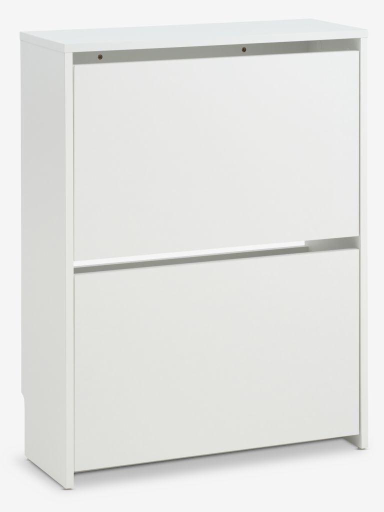 Shoe cabinet BAKHUSE 2 compartments white - JYSK