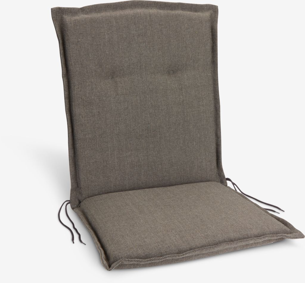 Garden cushion high back chair GUDHJEM dark sand - JYSK