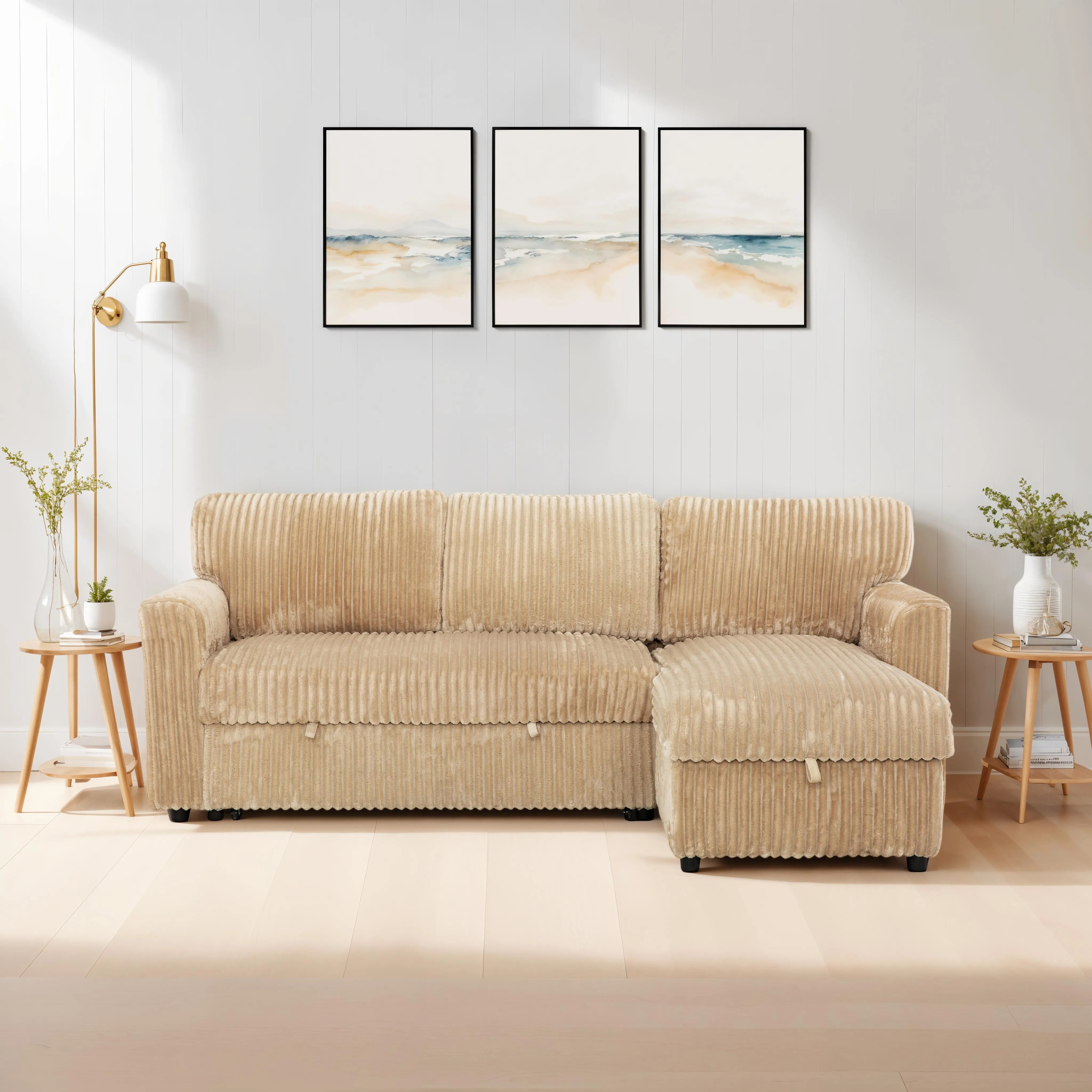 JUNEAU Interchangeable Sectional Sofa Bed With Storage - JYSK