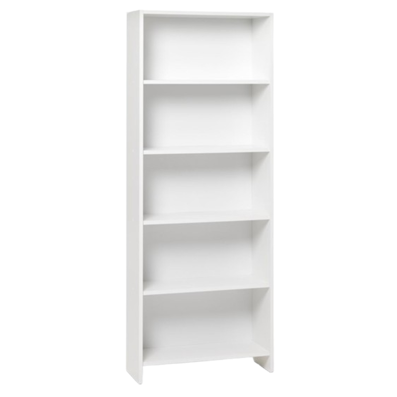 Bookcase GISLINGE 5 shelves white - JYSK