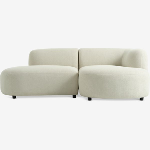 Sofa JYLLINGE Chaise Longue, Teddy Plush, Beige - JYSK