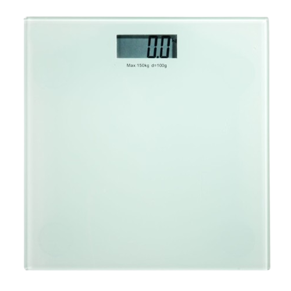 Bathroom scales KROKEK glass 150kg/100g - JYSK