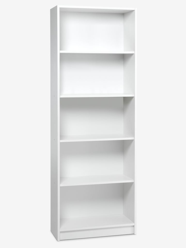 Bookcase HORSENS 5 shelves white - JYSK